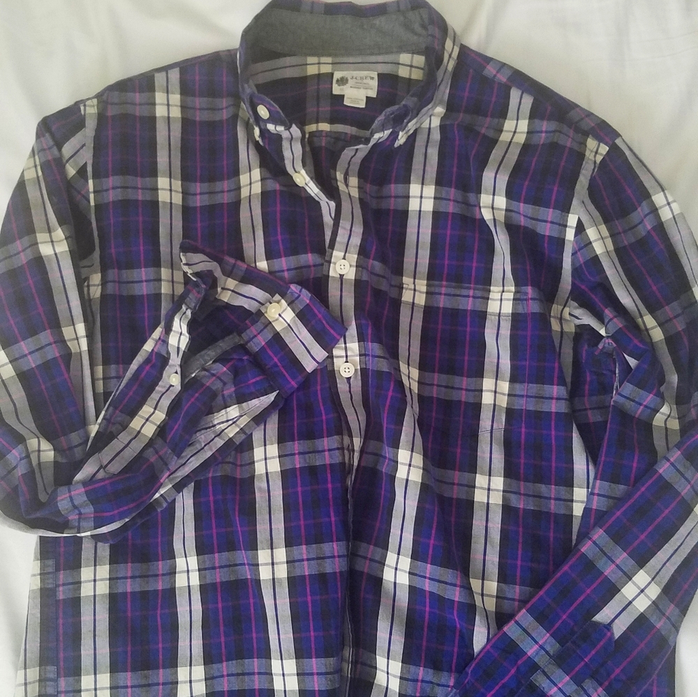 J Crew Oxford Long-sleeve Shirt